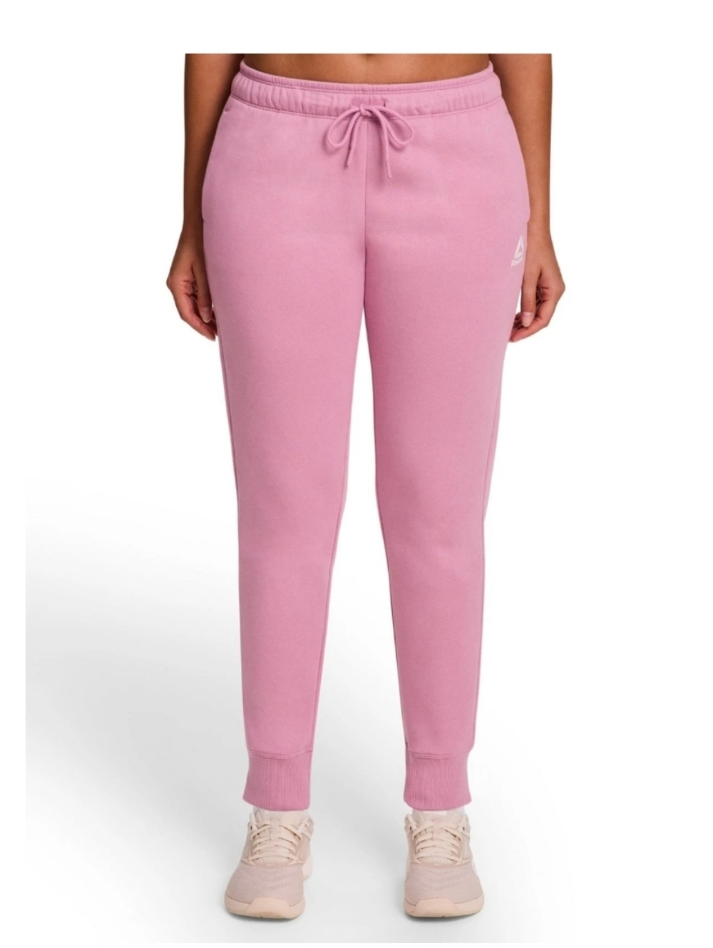 Reebok Rose Pink Drawstring Track Joggers